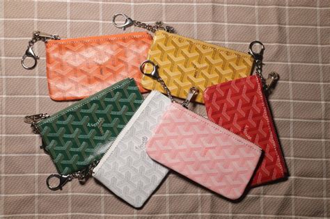 goyard keychains|goyard key pouch.